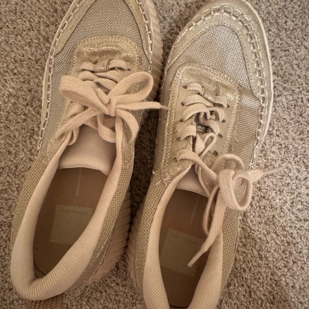 Dolce Vita Gold Sneakers
